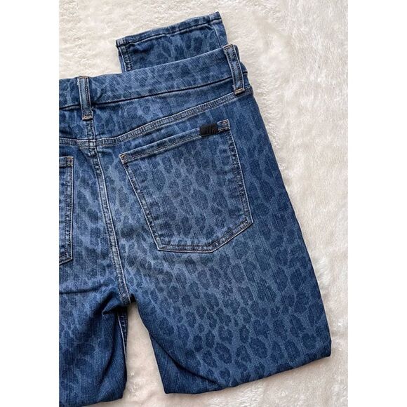 Jen7 7 for All Mankind Ankle Skinny Jeans in NightFall Leopard, Size 10 - Picture 14 of 14